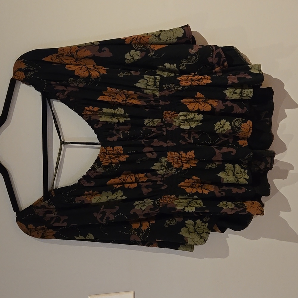 Free People Multicolor Floral Blouse - Picture 3 of 6